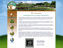 Tablet Screenshot of bills-landscaping.com